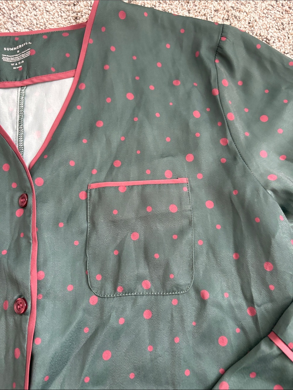 Summersalt Cloud 9 boyfriend sleep shirt - Picture 3 of 5